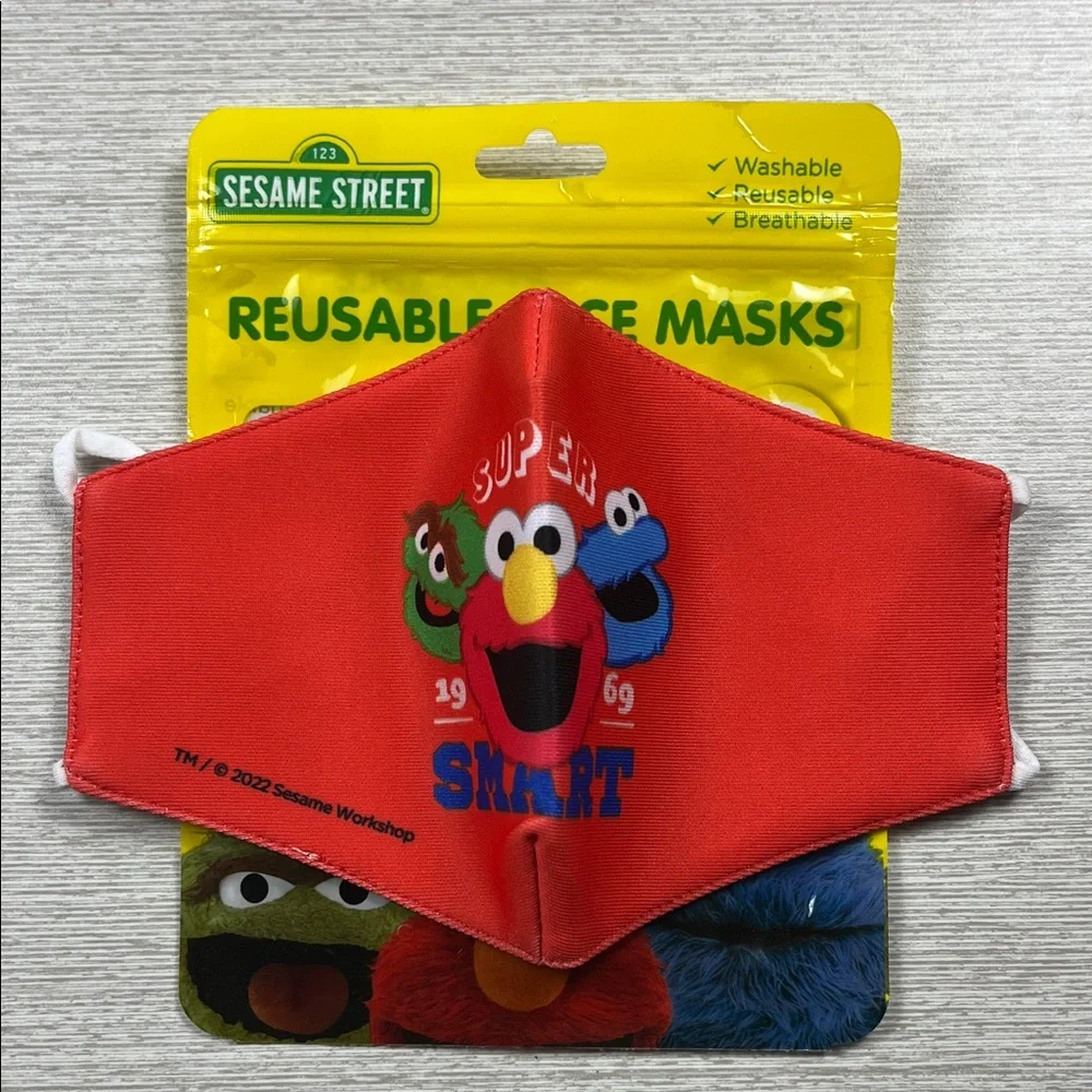 Sesame Street Red Character Kids Face Mask